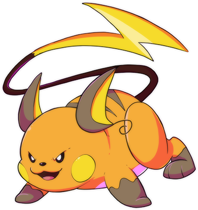 Raichu Alola Raichu Alolan Raichu Pokemon Schnappviech - Raichu (423x500)