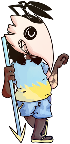 This Bird Picked Just Me To Tell Me How Much It Hated - Cartoon (500x500)