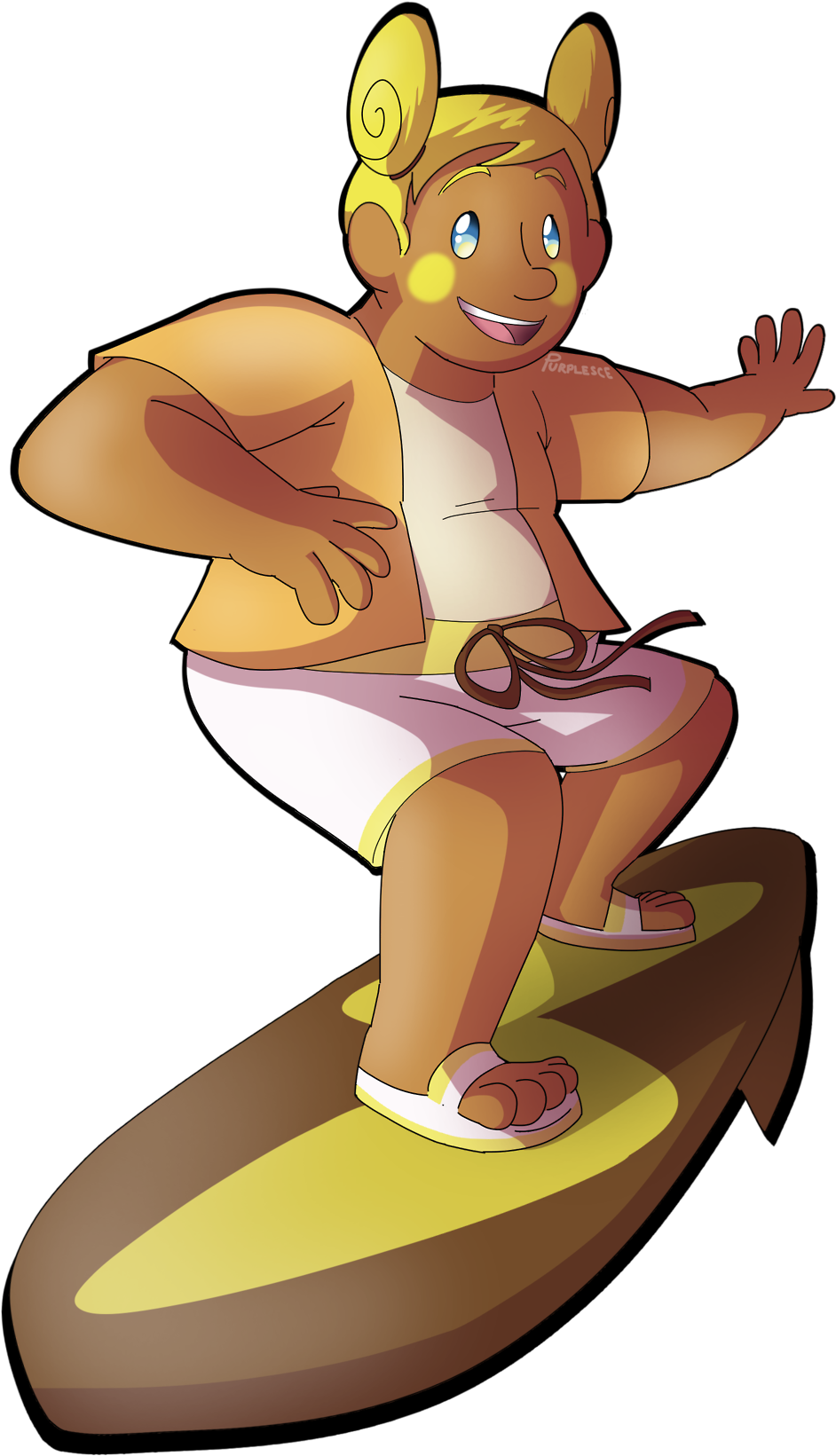 Early This Year I Drew A Human Alola Raichu And Now - Alolan Raichu Gijinka (1280x1920)