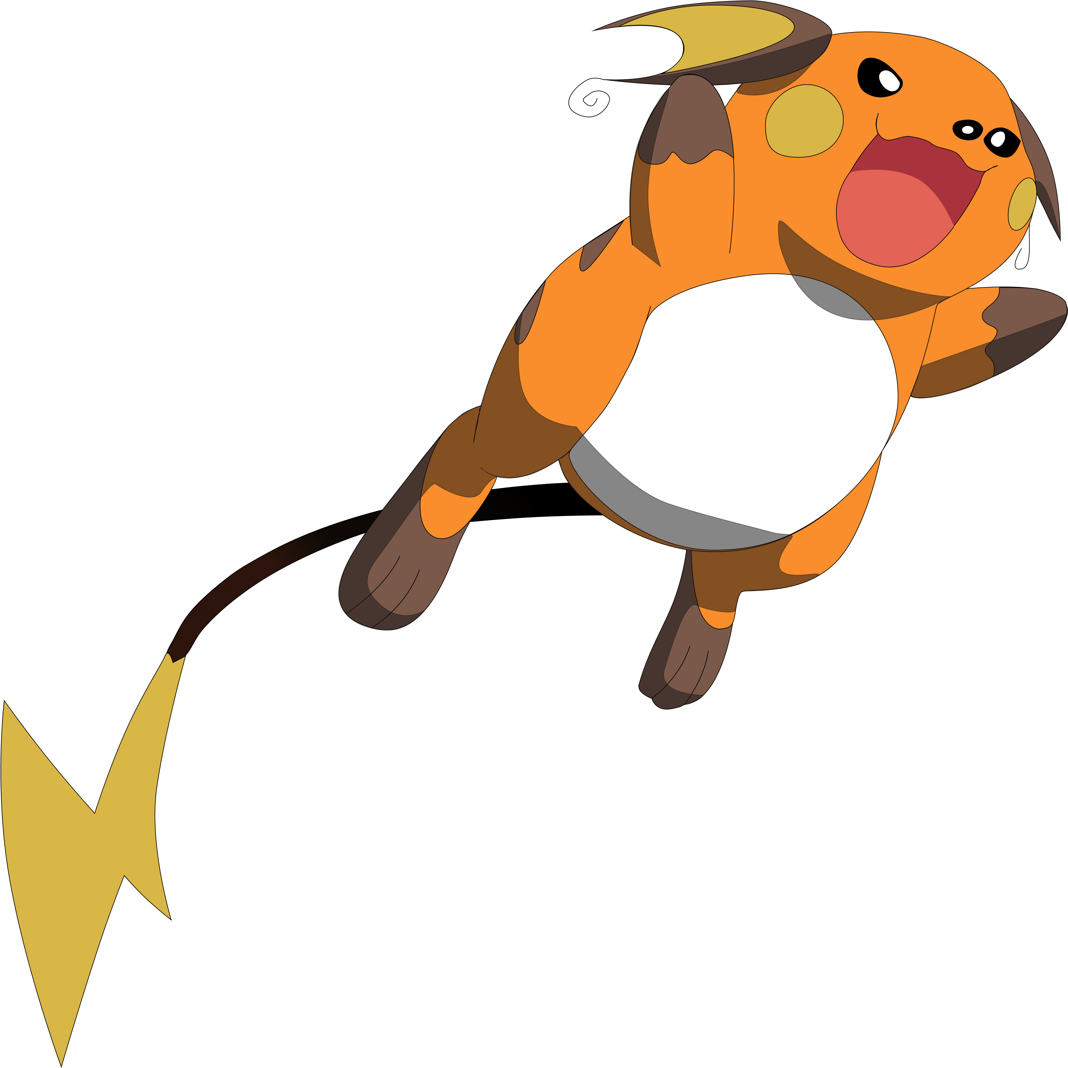 Free Raichu - Pokemon Raichu No Background (3596x3574)