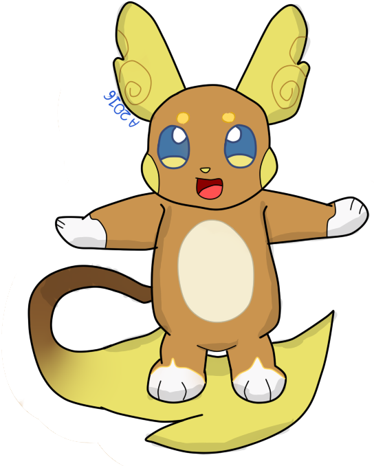 Pokemon Pokemon Sun And Moon Pokemon Spoilers Raichu - Raichu (643x694)