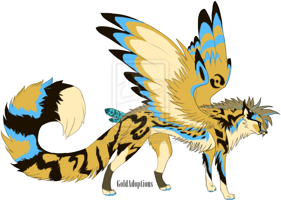 Pictures Of Winged Animals Wolves And Cats Anime Cheetah - Cat Oc With Wings (1024x728)