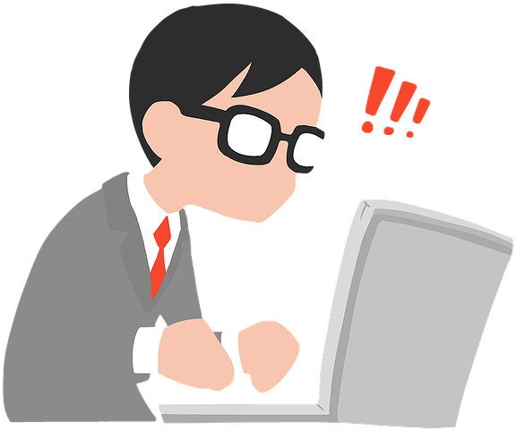 Wang Solutions - Working Cartoon Png (640x497)