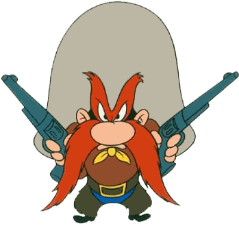 This Guy Represented The "big Guns\ - Yosemite Sam (363x337)