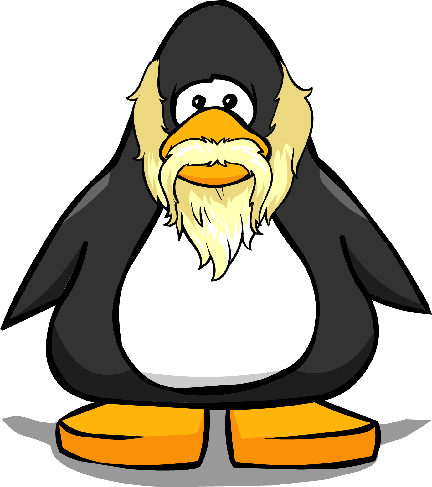 Viking Beard Pc - Club Penguin Blue Boa (1380x1554)
