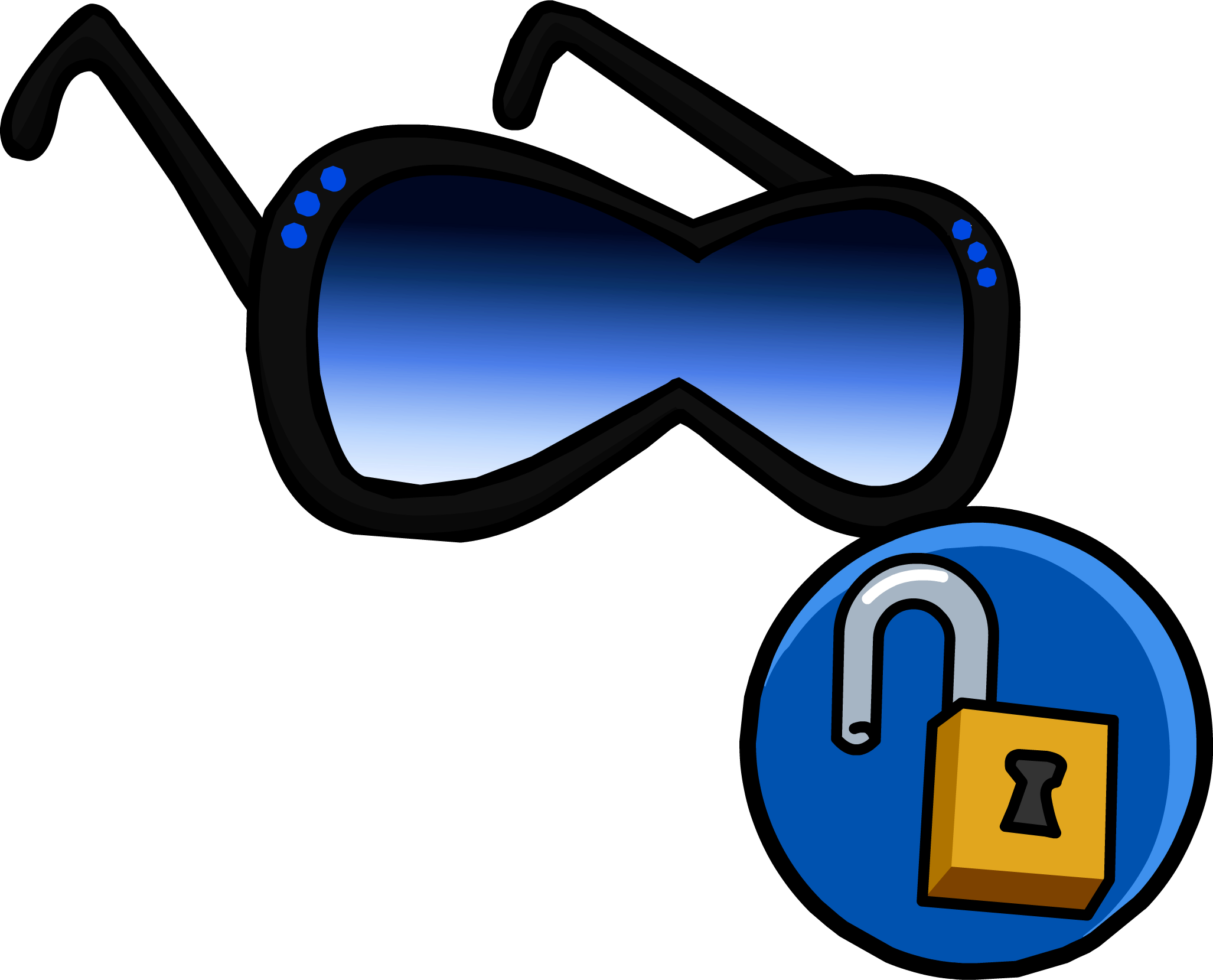 Club - Club Penguin Diva Sunglasses (2054x1659)