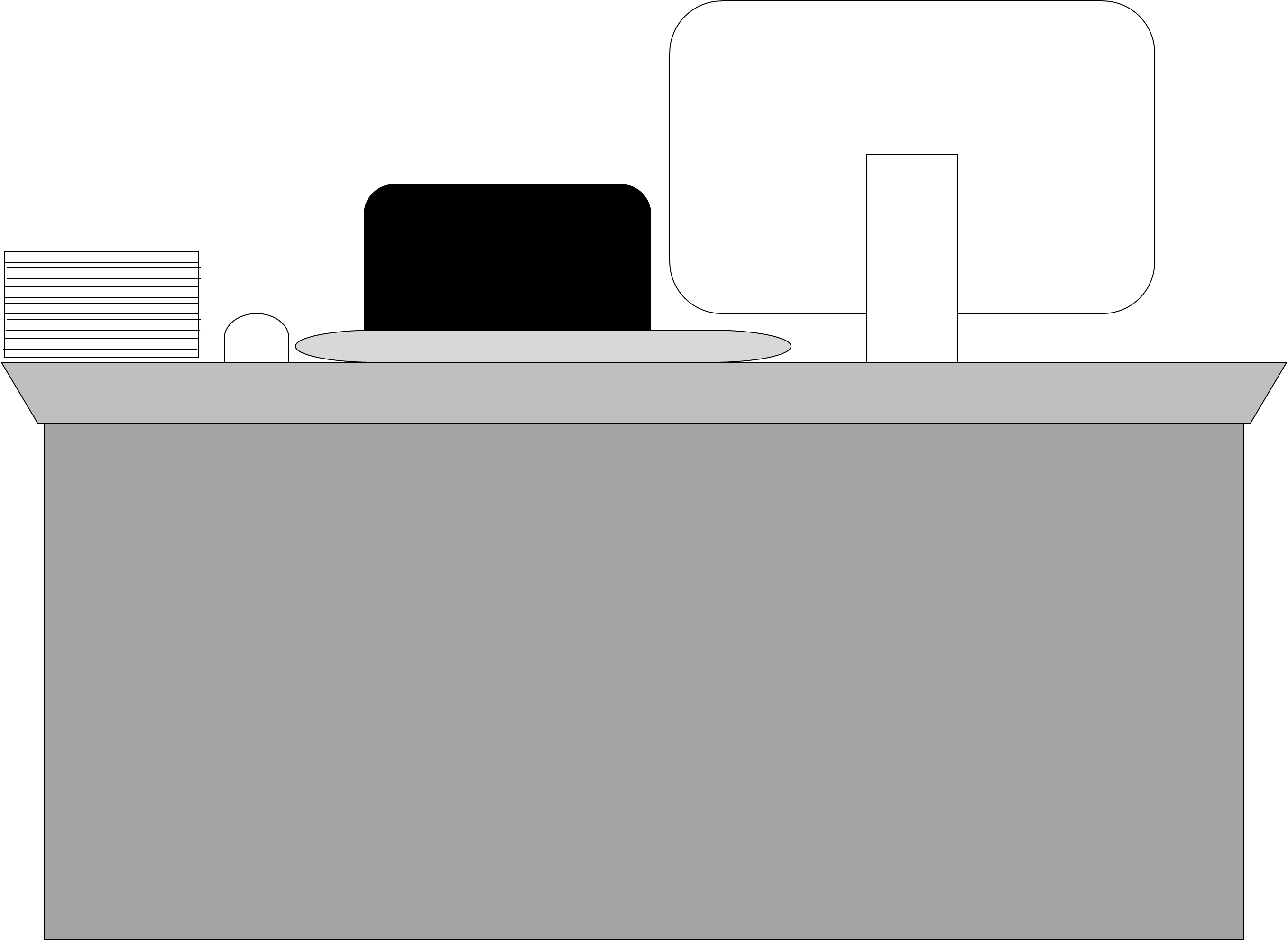 Office Desk - Desk (2716x1982)