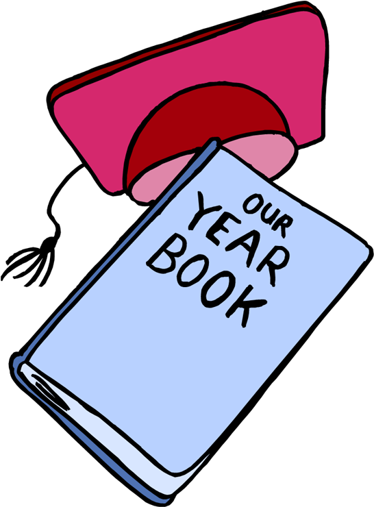 Yearbook Middle School Clip Art - Yearbook Middle School Clip Art (555x750)