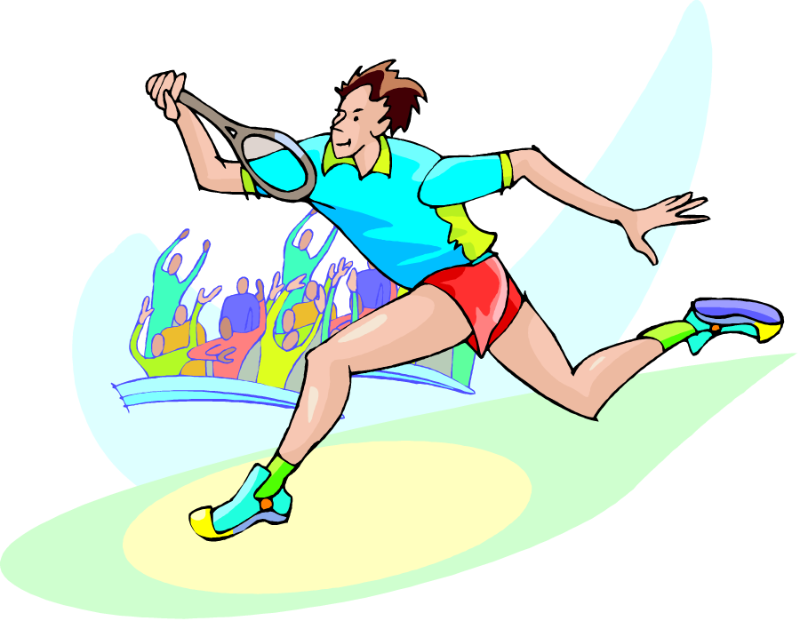 Find More Tennis Clip Art - Cartoon (900x699)