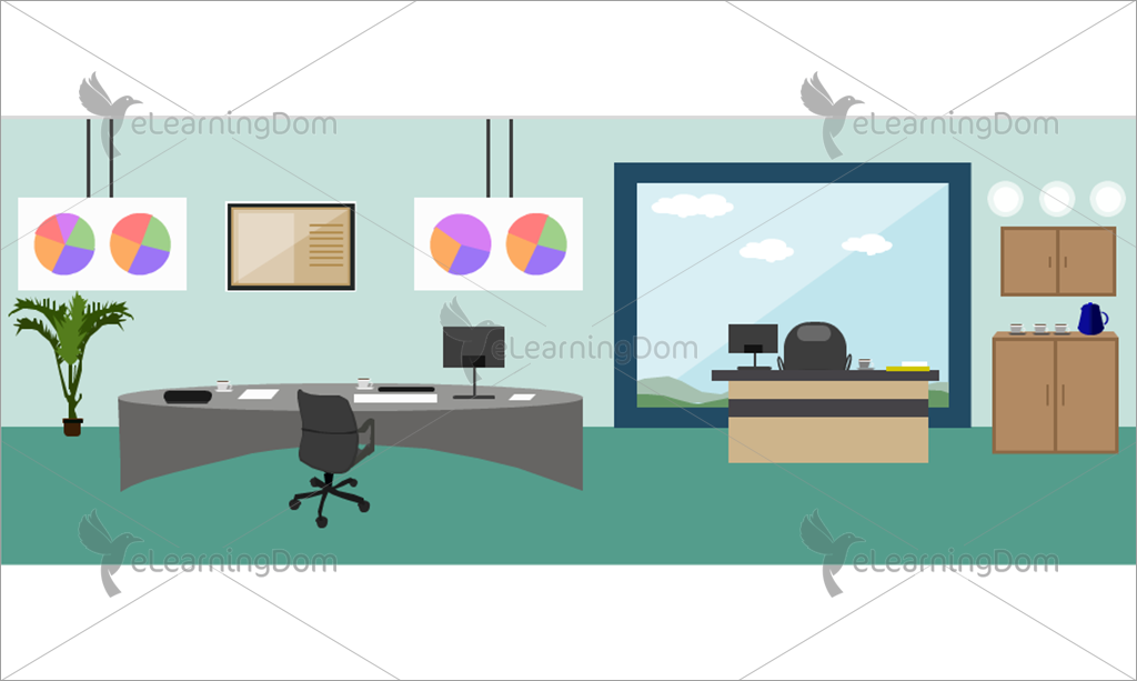 Shared Office Cabin - Interior Design (1024x613)
