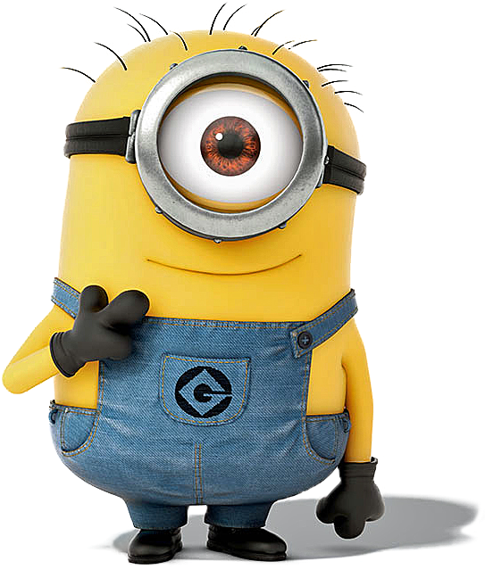 One Eyed Minion Clipart - Minion With One Eye (579x669)