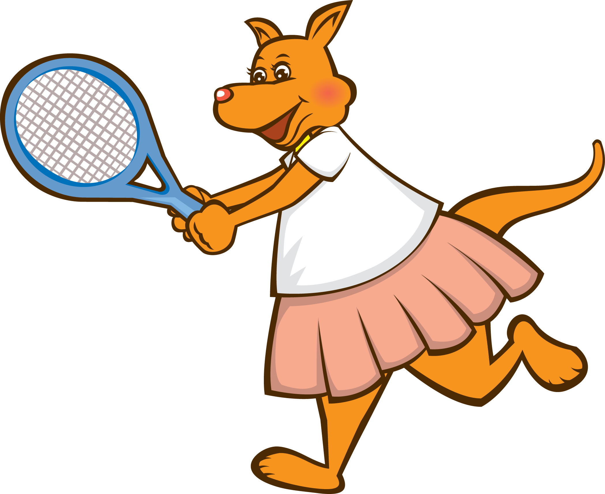 Tennis Girl Poster Illustration - Tennis Girl Poster Illustration (2098x1715)