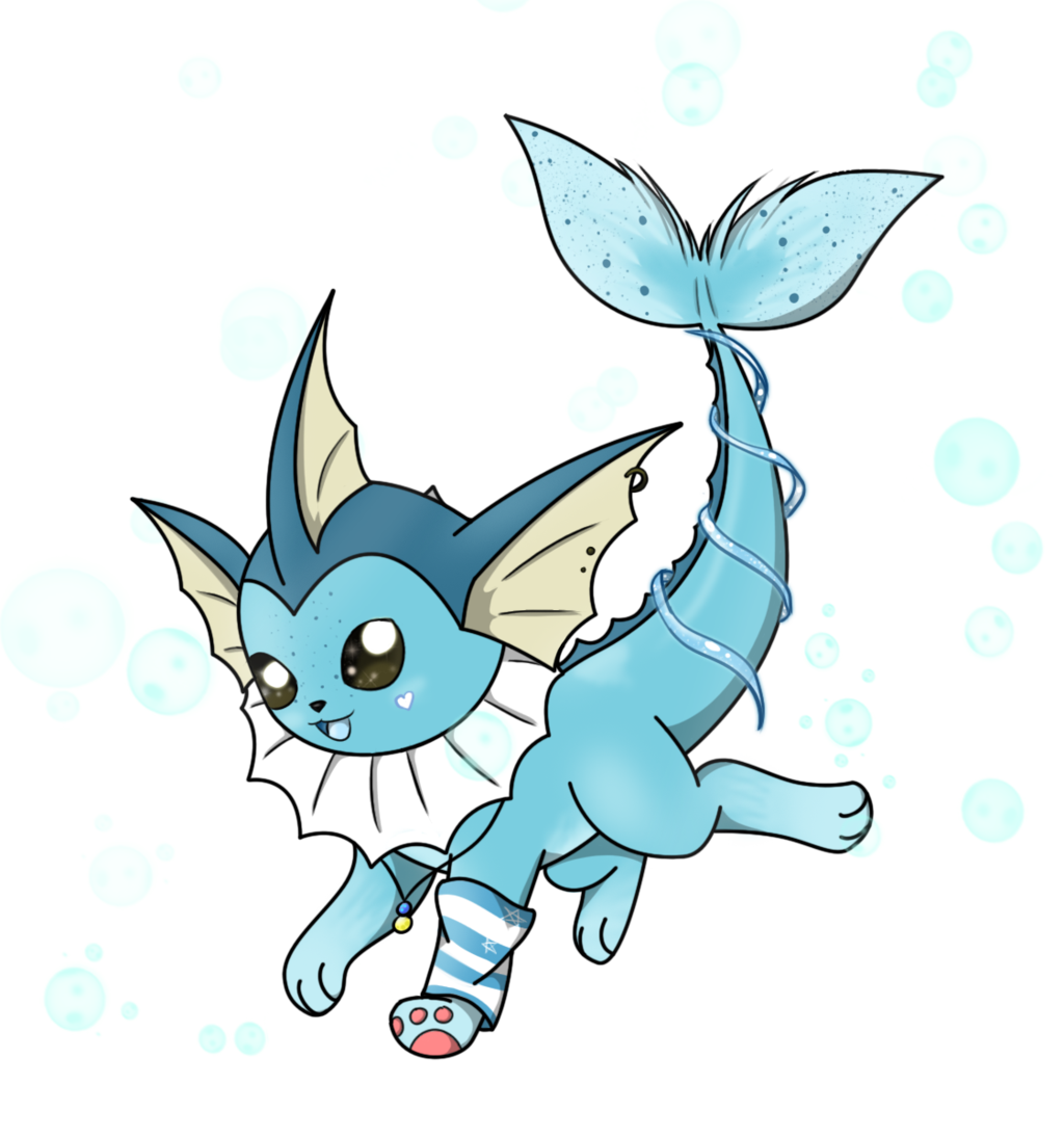 Chibi Raindrop By Whiterstar - Vector Graphics (1024x1094)