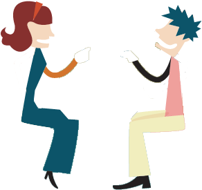 Happiness In A Scoop - Cartoon (385x323)