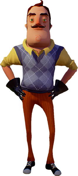 Neighbormodel - Hello Neighbor Neighbor Png (266x598)
