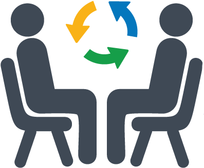 The Method Used To Collect And Analyze Data From The - Coaching And Feedback Icon (400x393)