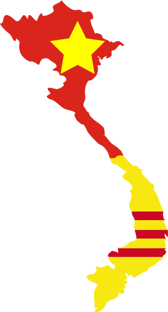 North And South Vietnam, North Being Communist, South - North Vietnam Vs South Vietnam (1347x2493)