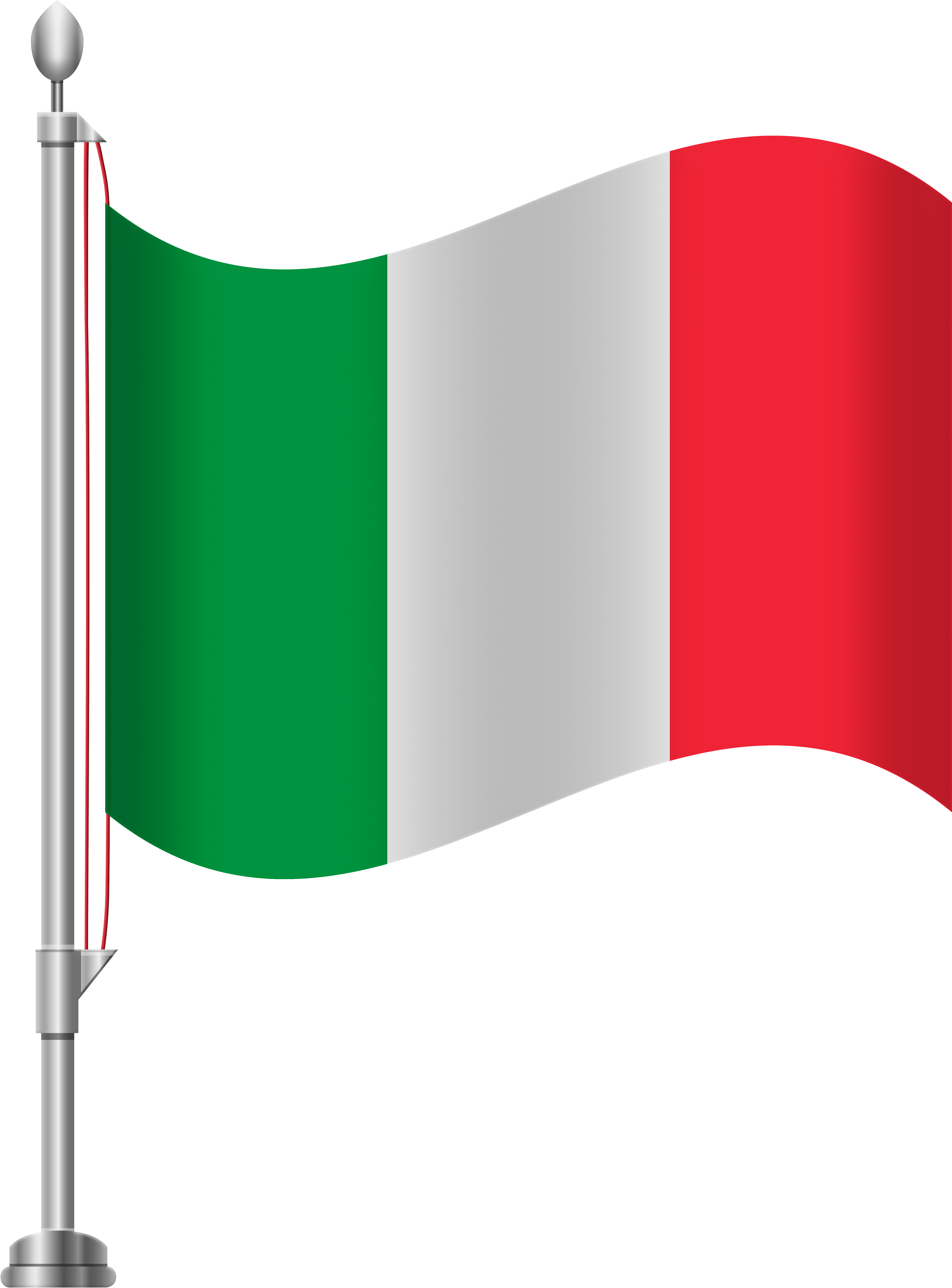 Italian Flag Clip Art (6141x8000)