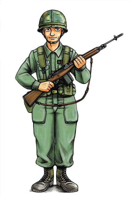 Vietnam War North Vietnam South Vietnam Sino-vietnamese - North Vietnamese Soldier Cartoon (423x640)