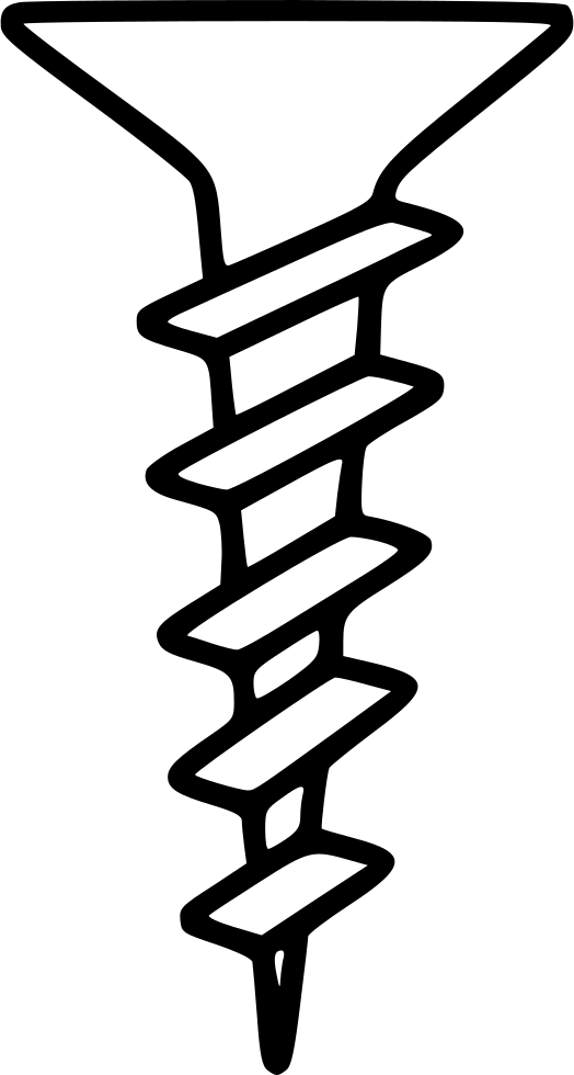 Screw Fix Renovation Repair Bolt Nail Vint Comments - Screw And Nail Svg (524x980)