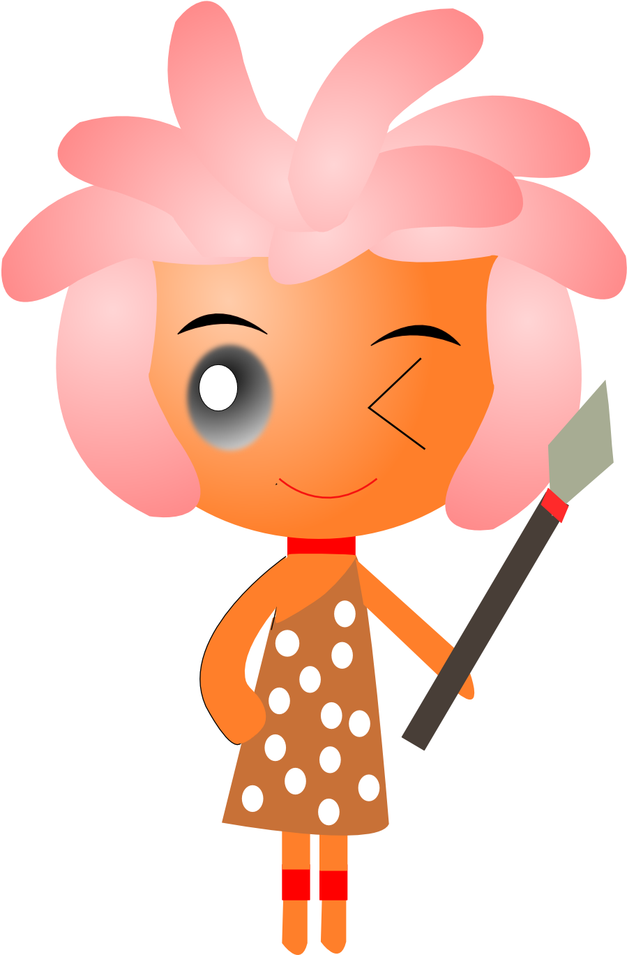 Anime Character Art 73 Black White Line Art 999px 164 - Paint Brush Cartoon Images Full Hd (999x1413)