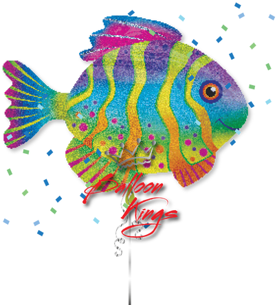 Colorful Fish - Fish Balloon Party City (500x500)