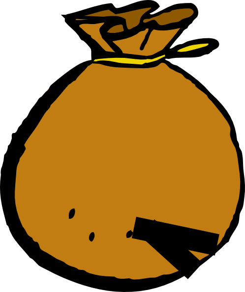 Cartoon Money Bag (498x595)