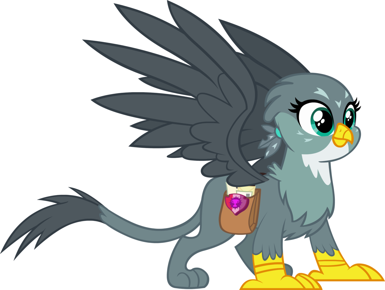 Doctor-g, Bag, Cute, Gabby, Gabbybetes, Griffon, Mail, - Griffin My Little Pony (1280x964)