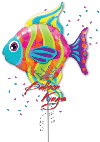 Fashionable Fish - 43" Fashionable Fish Helium Shape (500x500)