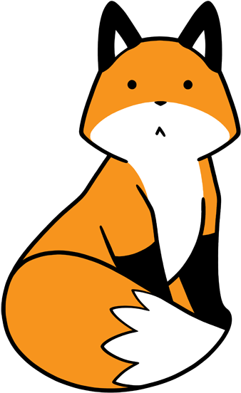 Lapel Pin Badges, 22mm, In The Shape Of Stupidfox - Stupid Fox Png (400x617)