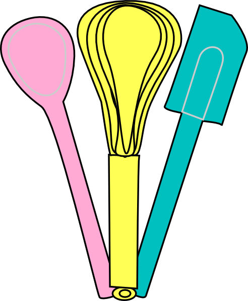 Cooking Utensils Clipart - Cooking Utensils Clipart (492x597)