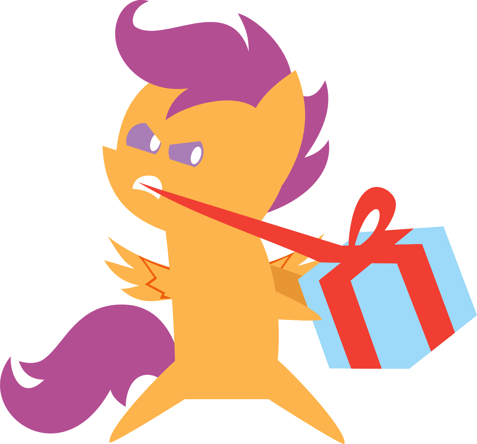 25 Days Of Christmas Ponies- Day 16 Scootaloo By V0jelly - 25 Days Of Christmas (1535x1428)