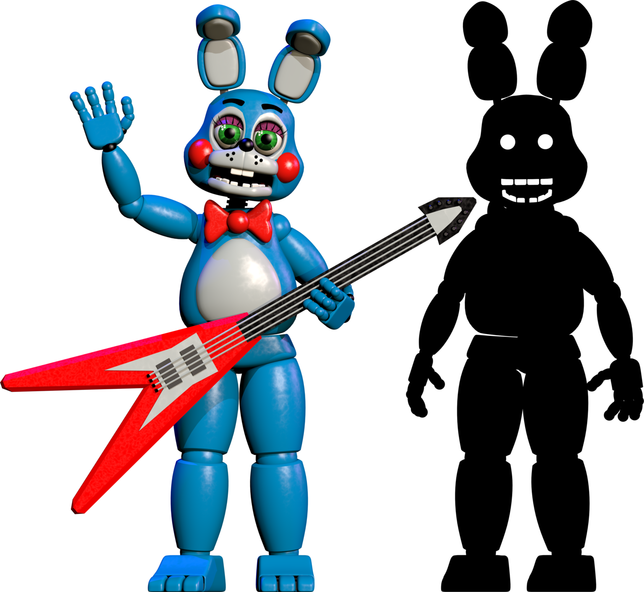 Supsorgi 49 28 Toy Bonnie V2 By Supsorgi - Five Nights At Freddy's Toy Bonnie (1280x1177)