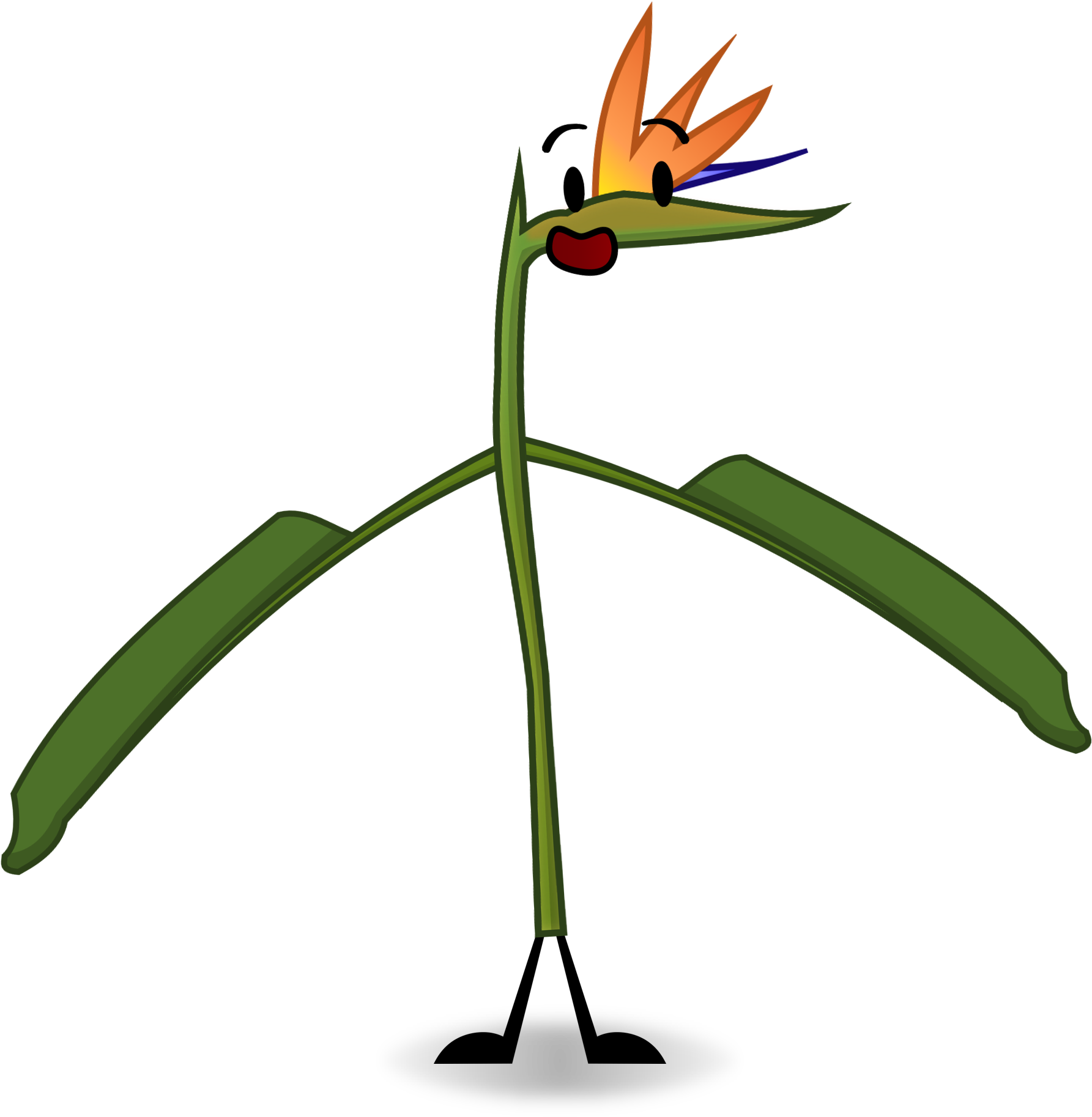 Crane Flower - Crane Flower Object Connects (1865x1853)