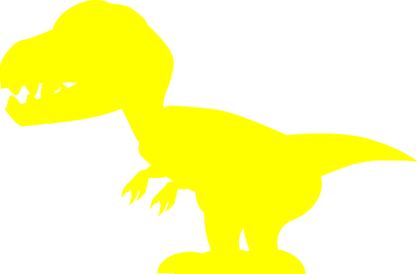 Yellow Trex Clip Art At Clker - Yellow Trex (600x394)