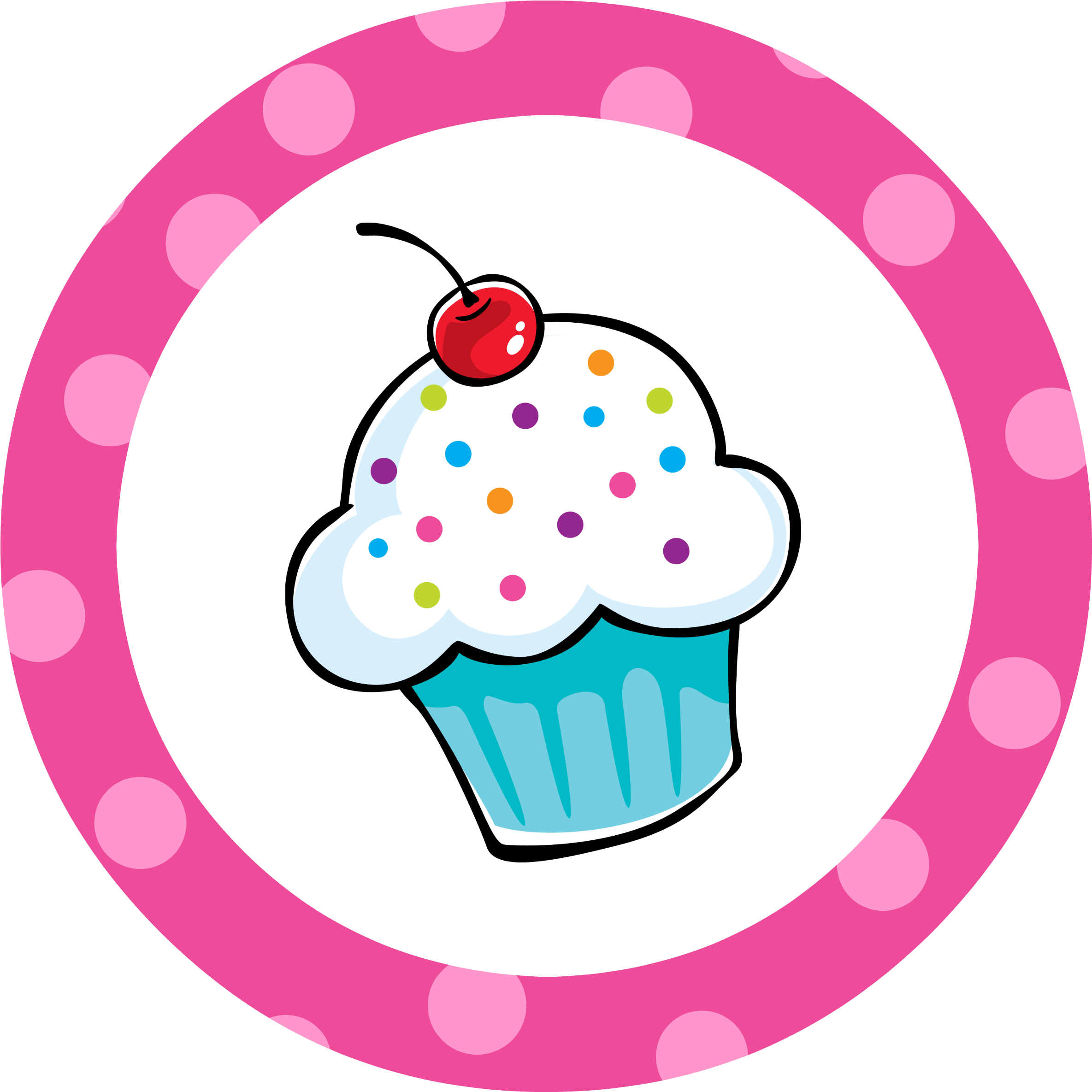 Sweet 16 Birthday Cupcake Toppers Sweet Sixteen Birthday - Sweets Clipart (2400x2400)