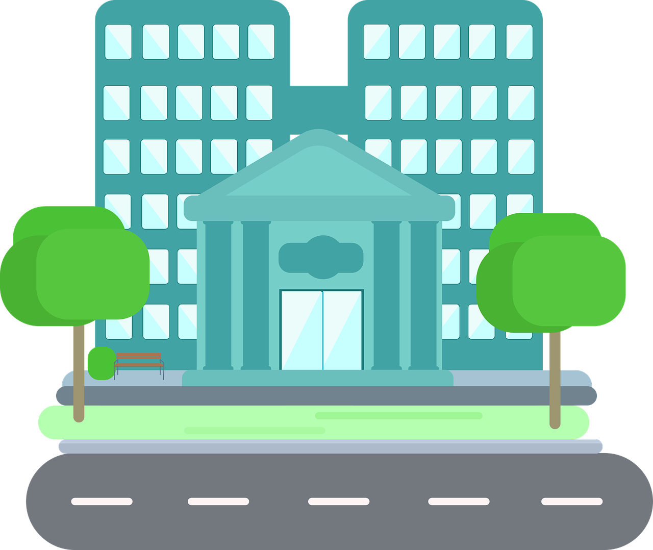 Стеклянное здание. Высотные офисные здания. Недвижимость иллюстрация. Недвижимость фото. Проектирование зданий.