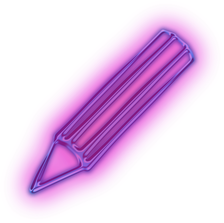 Pink And Purple Pencils Clipart - Pencil (512x512)