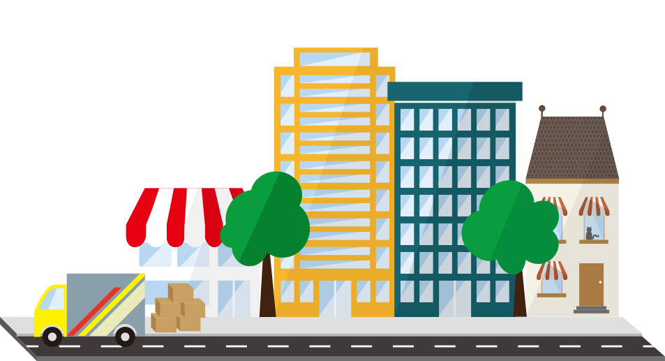 House Architecture Building Flat Design - House Architecture Building Flat Design (953x517)