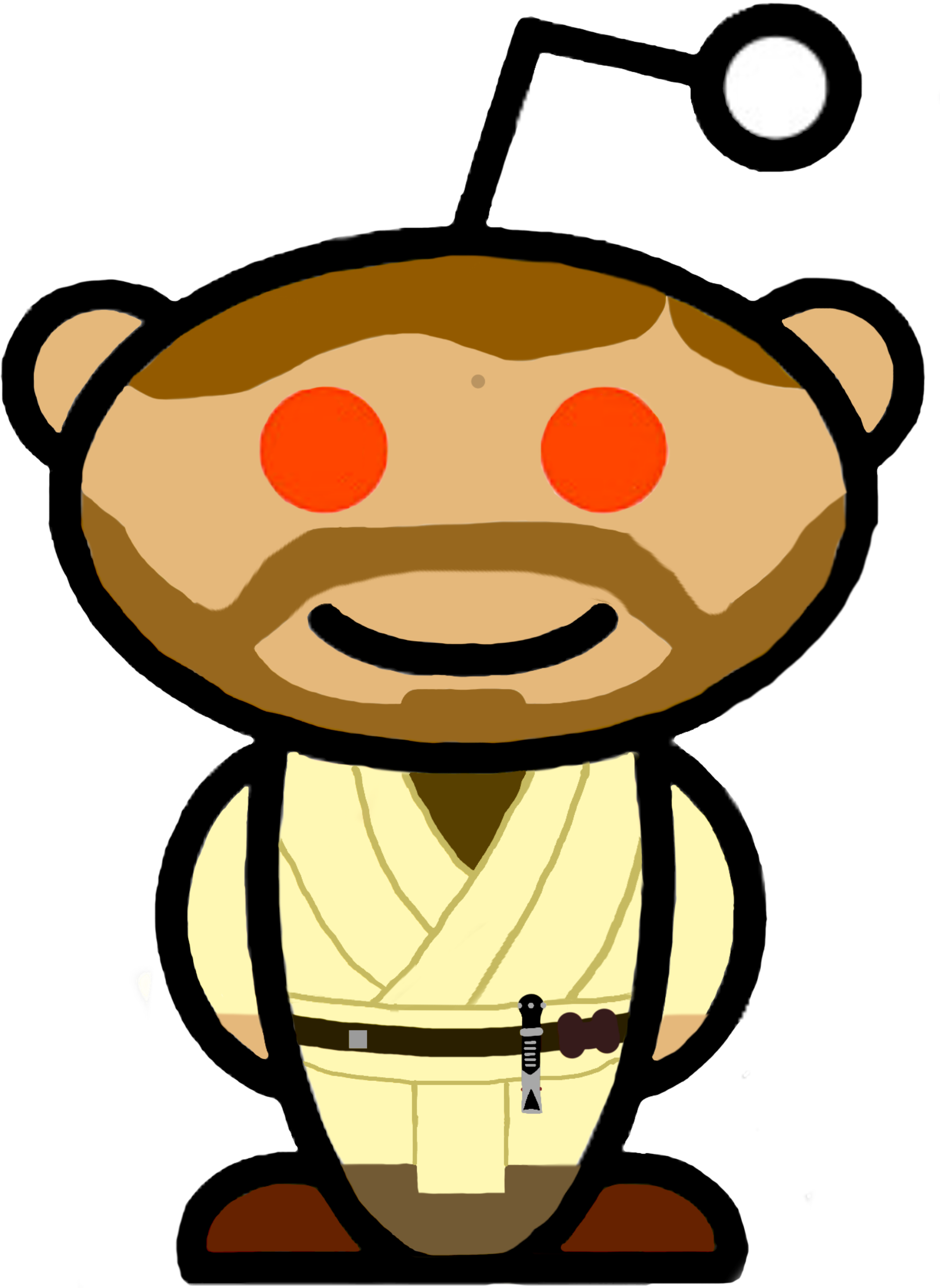Tried My Best At Snoobi-wan Kenobi, Our Man In Tan - Reddit Png Logo (3264x3264)
