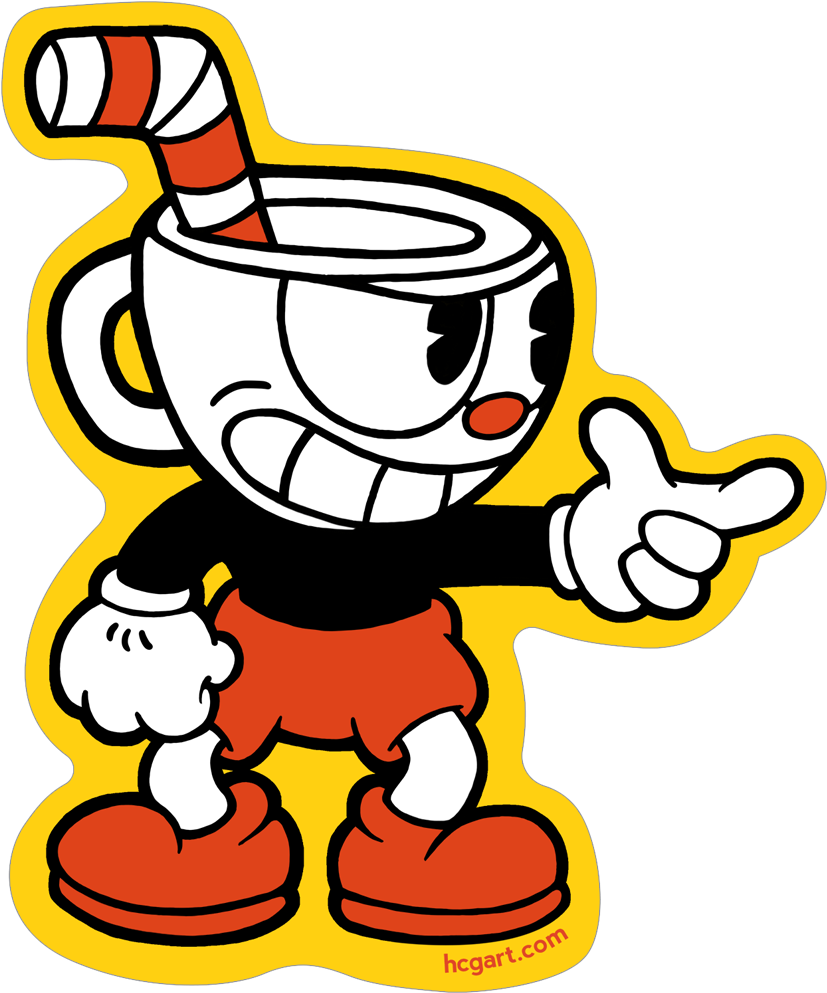 "cuphead" Sticker By Munch - Cuphead - (1000x1000) Png Cl...