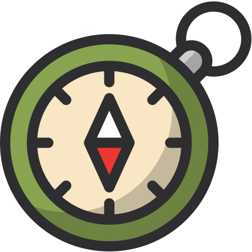 Camping Clipart Compass - Camping Compass Clipart (512x512)