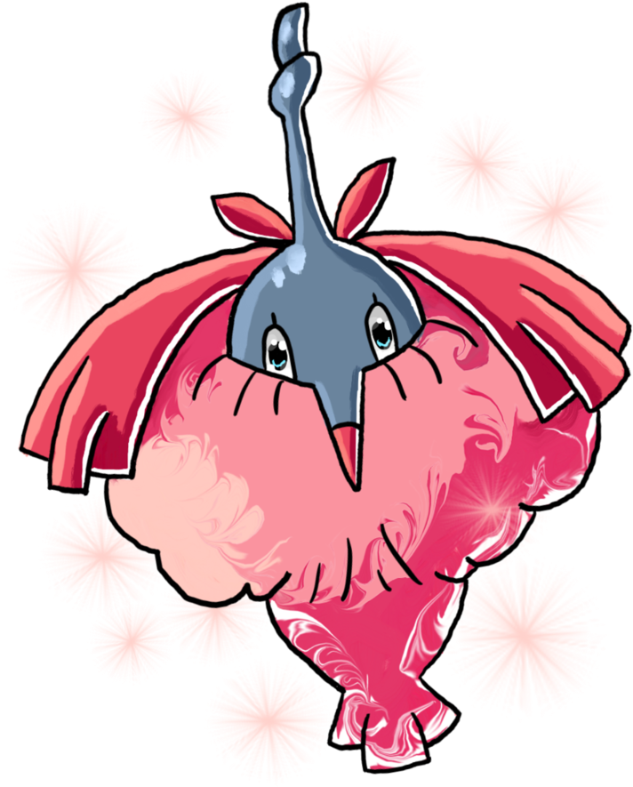 Shiny Trash Cloak Wormadam By Harmonyrocketeeveon - Painting (831x961)