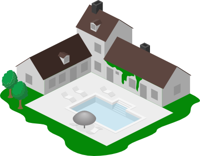 Get Map Isometric Icons For Commercial Usage Here - Duplex (404x316)