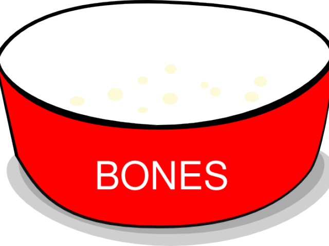 2 Dog Bowls Cliparts - Calm Bow Ties Are Cool (640x480)