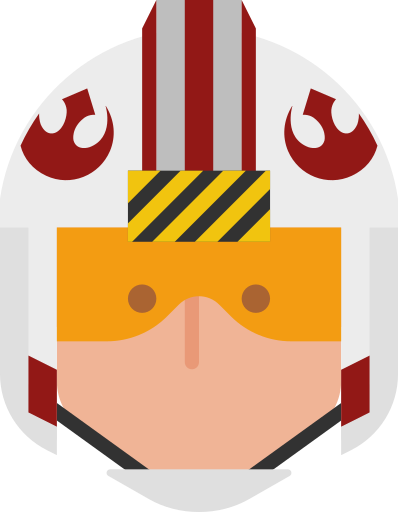Red, Five, Star Wars Icon - Star Wars Color Icon Png (398x512)
