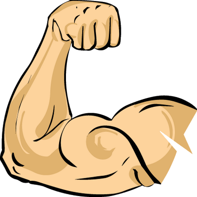 How To Build Muscle - Build Muscle Clip Art (400x400)