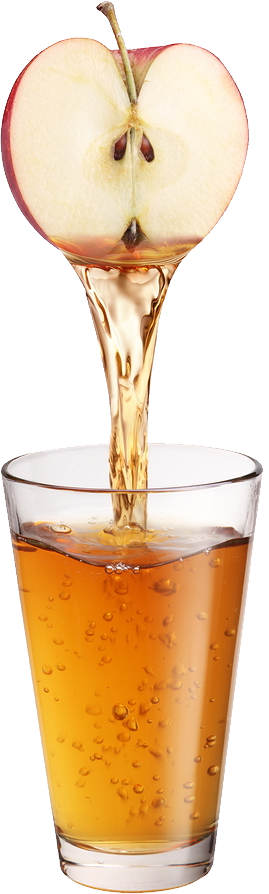 Juice Clipart Apple Juice - Squeeze Juice (269x894)