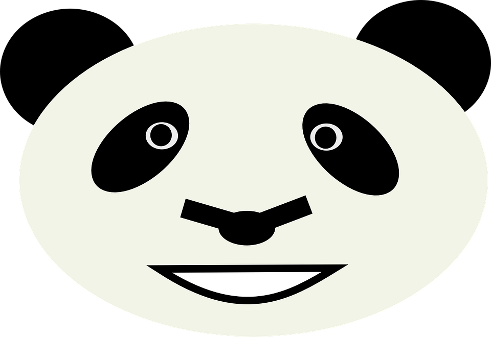 Get Notified Of Exclusive Freebies - Cartoon Panda Bear Face Shower Curtain (960x660)