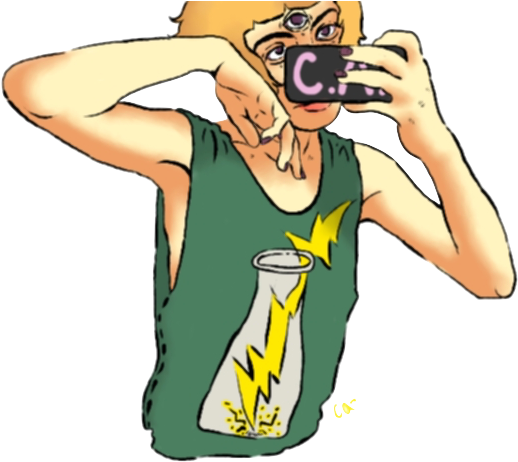Bowiespeach's Profile Picture - Cartoon (570x473)